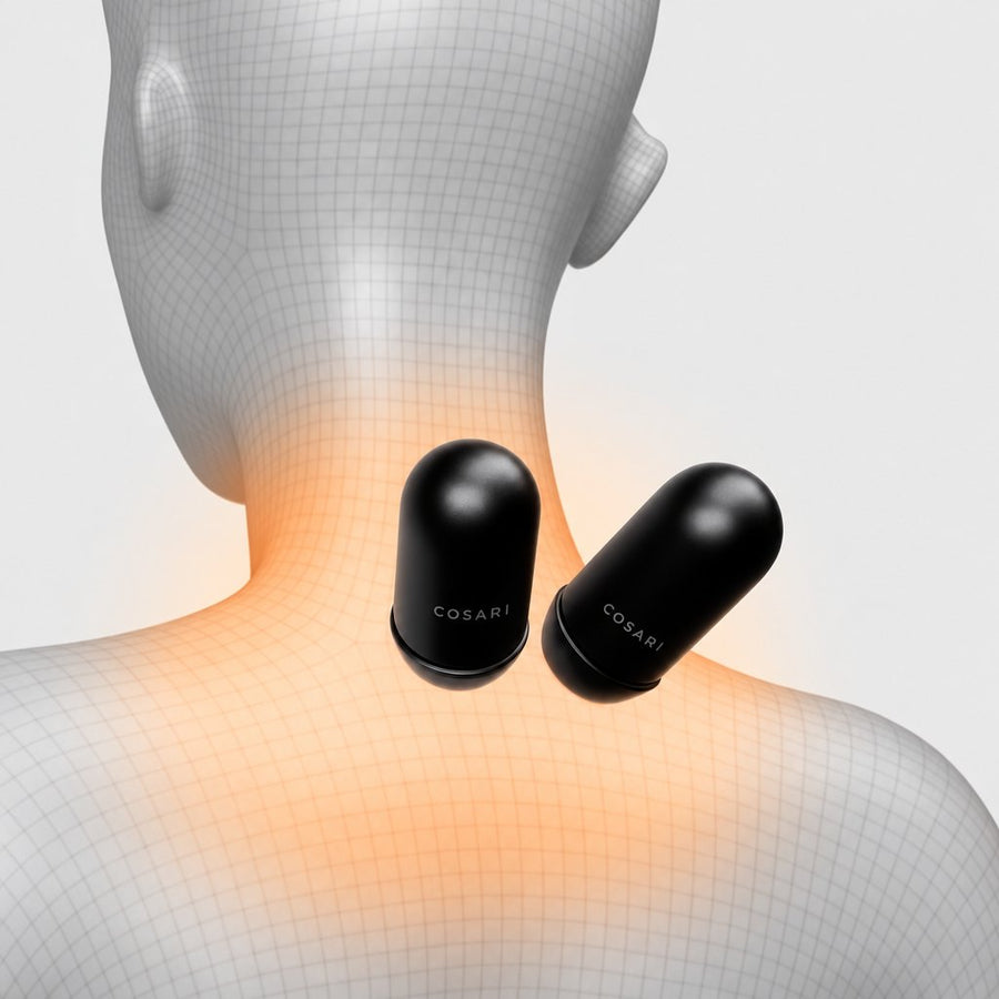 Warmth on the back of the neck
